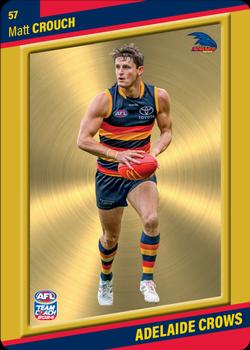 2024 AFL TeamCoach - Gold #57 Matt Crouch Front